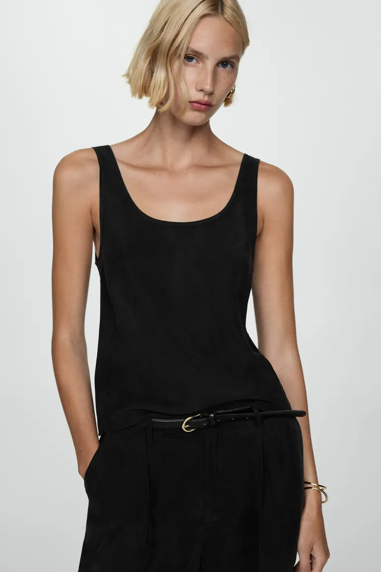 Top cupro tirantes de Mango en Tops para argentina