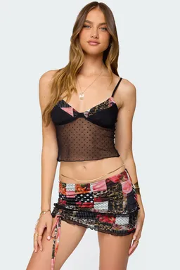 Top mesh estampado kylo de Edikted en Tops para argentina