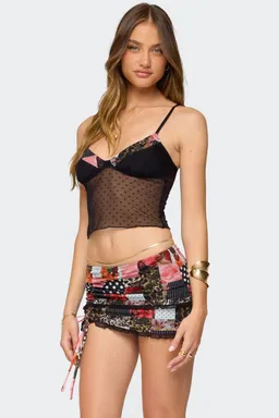 Top mesh estampado kylo de Edikted en Tops para argentina