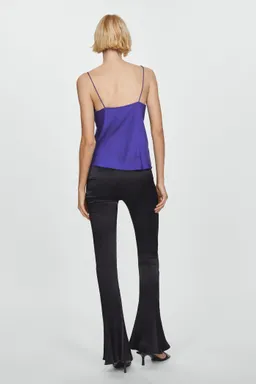Top lencero con tirantes finos de Mango en Tops para argentina