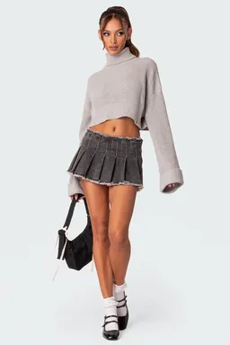 Mini skort denim nalani de Edikted en Faldas para argentina