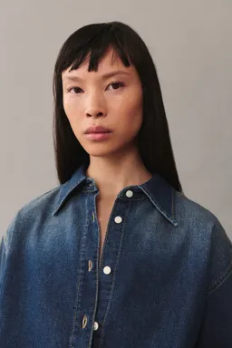 Camisa vaquera oversize de Mango en Camisas para argentina