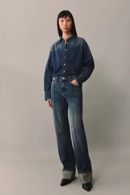 Camisa vaquera oversize de Mango en Camisas para argentina