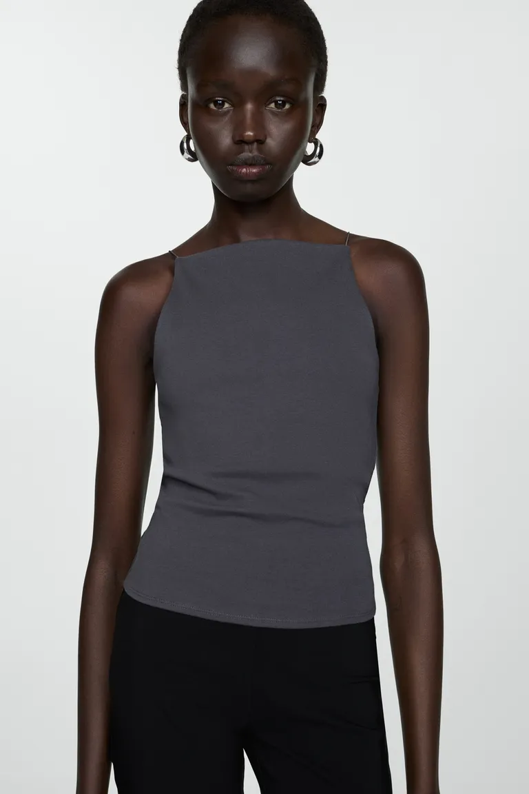 Top ajustado halter de Mango en Tops para argentina