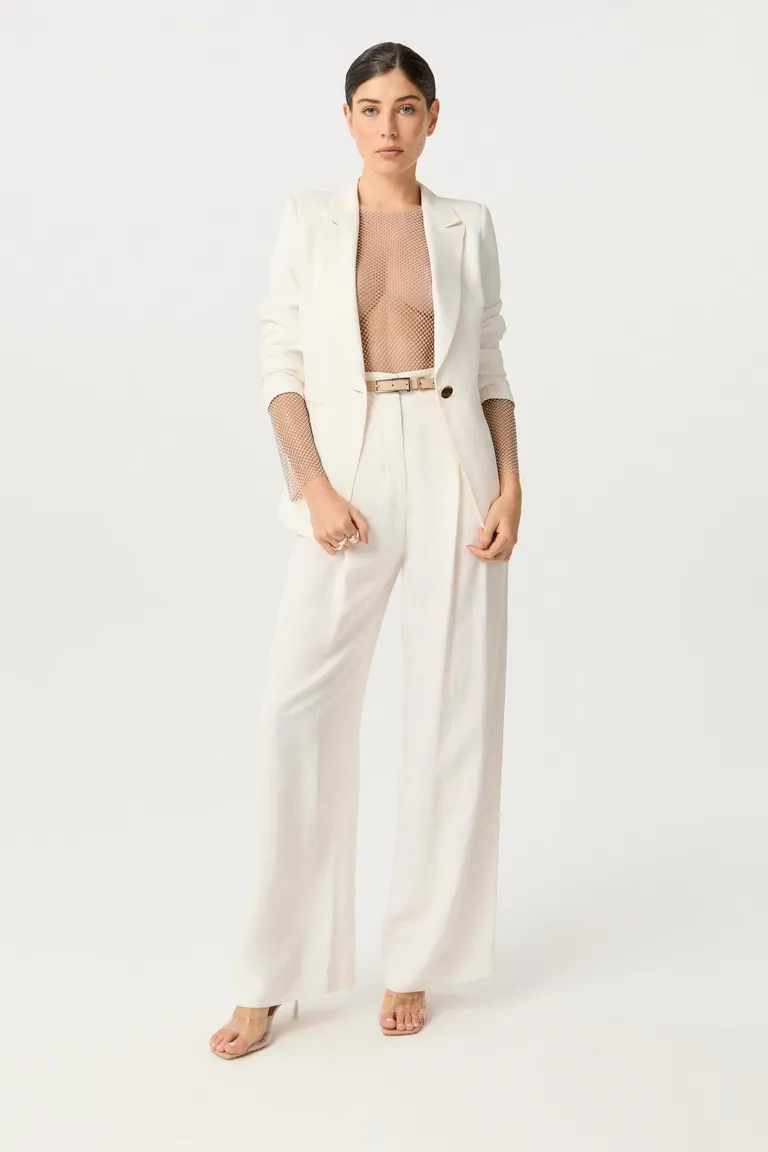 Top de red con detalles en strass de diseño ceñido al cuerpo de Markova en Tops para argentina