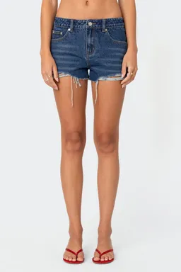 Shorts denim tiro medio fern de Edikted en Shorts para argentina