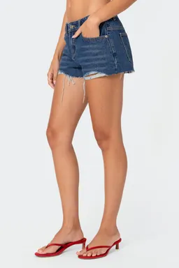 Shorts denim tiro medio fern de Edikted en Shorts para argentina