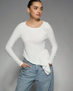 Blusa peplum mangas largas elegante de Missguided en Blusas para argentina