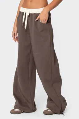 Pantalón deportivo pierna ancha mikki de Edikted en Pantalones para argentina