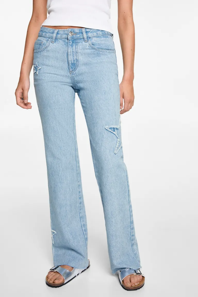 Jeans regular estrellas de Mango Teen en Pantalones para argentina