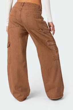 Pantalón cargo tiro medio de Edikted en Pantalones para argentina