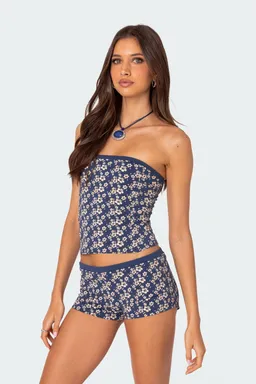 Top bandeau flower power de Edikted en Tops para argentina