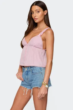 Musculosa babydoll andea de Edikted en Tops para argentina