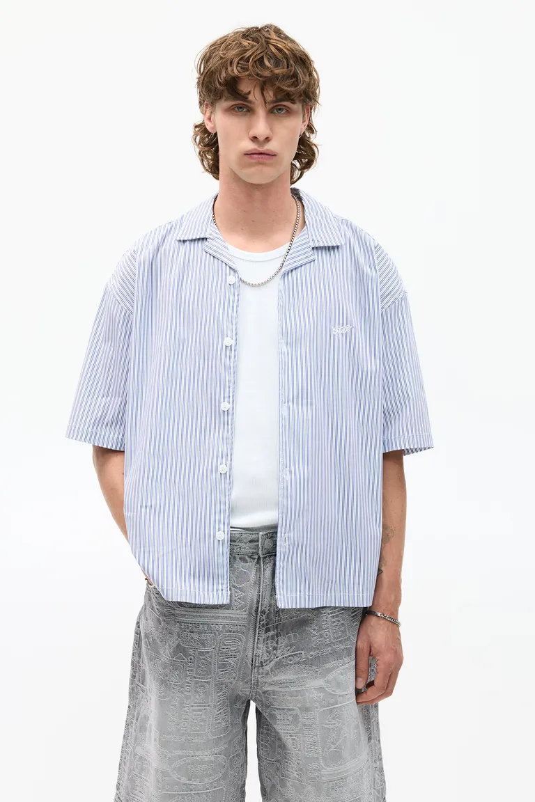 Camisa manga corta rayas de Pull&Bear en Camisas para argentina