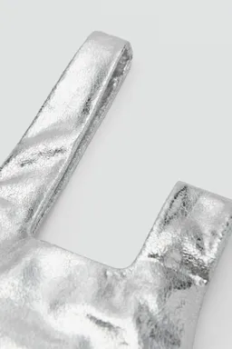 Bolso mano metalizado de Mango en Bolsos y Carteras para argentina