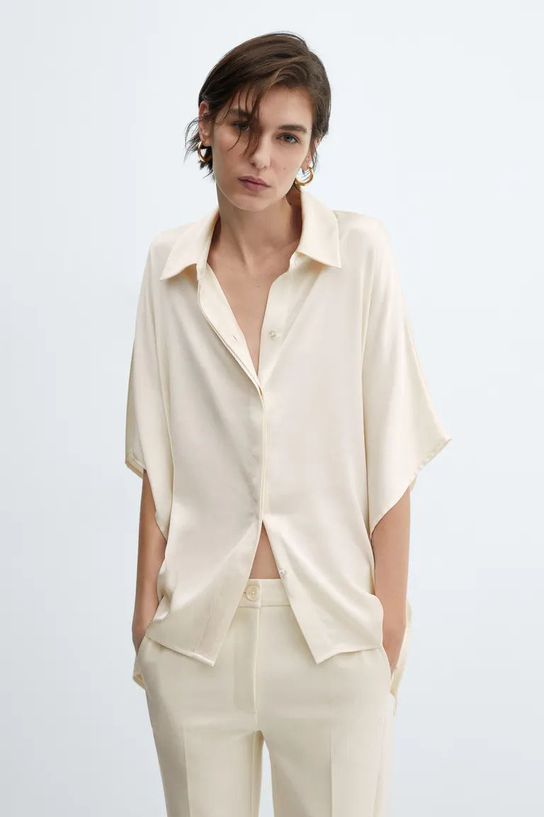 Blusa manga corta de Mango en Blusas para argentina
