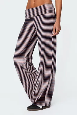 Pantalón lihi rayado plegado de Edikted en Pantalones para argentina