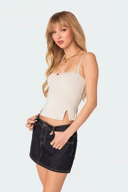 Musculosa con abertura hope de Edikted en Tops para argentina