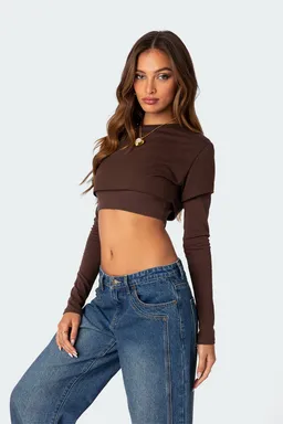 Remera corta vick capas de Edikted en Tops para argentina