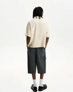 Camisa cropped bordada manga corta de Bershka en Camisas para argentina