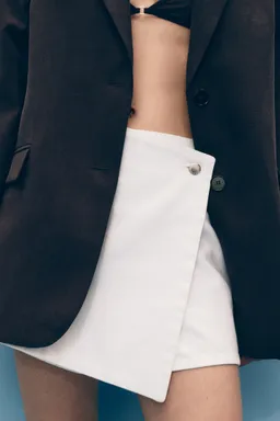 Falda pantalón cruzada de Mango en Pantalones para argentina