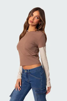 Remera mood con mangas largas de Edikted en Remeras para argentina