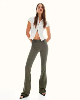 Pantalón flare bengalina de Bershka en Pantalones para argentina