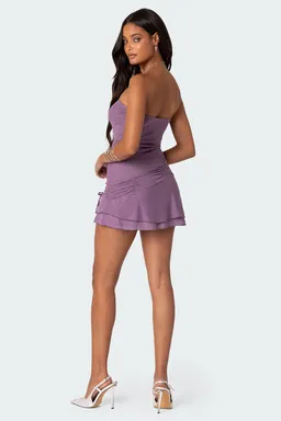Mini vestido fruncido dobladillo de Edikted en Vestidos para argentina