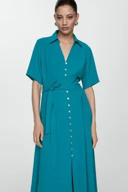 Vestido camisero con lazo de Mango en Vestidos para argentina
