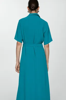 Vestido camisero con lazo de Mango en Vestidos para argentina