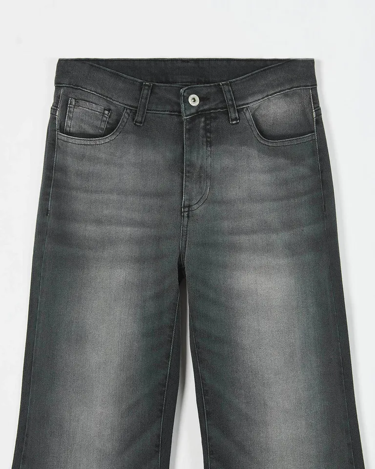 Pantalón de Jean de tiro medio con corte acampanado y diseño de pierna ancha estilo vintage de Wanama en Pantalones para argentina