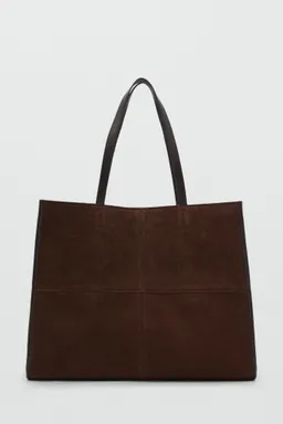 Bolso shopper costuras piel de Mango en Bolsos y Carteras para argentina