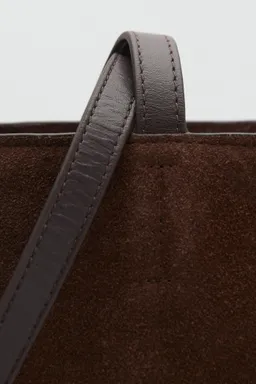 Bolso shopper costuras piel de Mango en Bolsos y Carteras para argentina