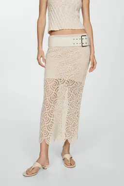 Falda midi crochet de Mango en Faldas para argentina