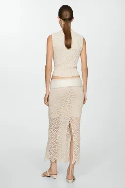 Falda midi crochet de Mango en Faldas para argentina