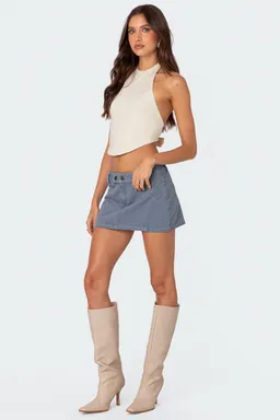 Top halter curvo raine de Edikted en Tops para argentina
