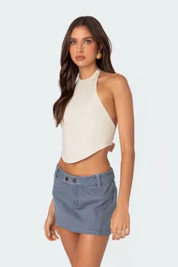 Top halter curvo raine de Edikted en Tops para argentina