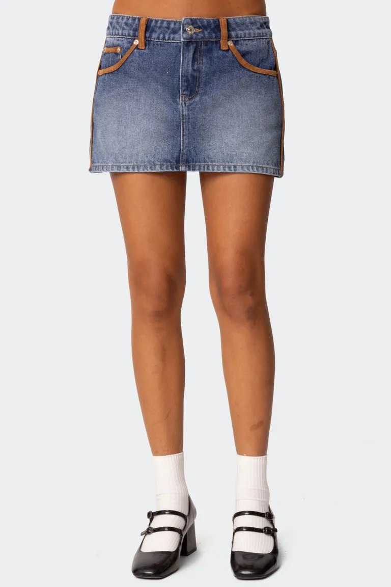 Mini falda denim vera de Edikted en Faldas para argentina