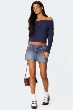 Mini falda denim vera de Edikted en Faldas para argentina