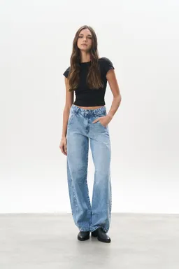 Jean denim baggy dennys de Magda en Pantalones para argentina