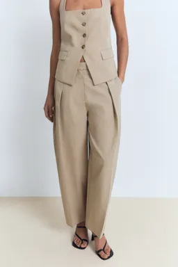 Pantalón balloon pinzas de Mango en Pantalones para argentina