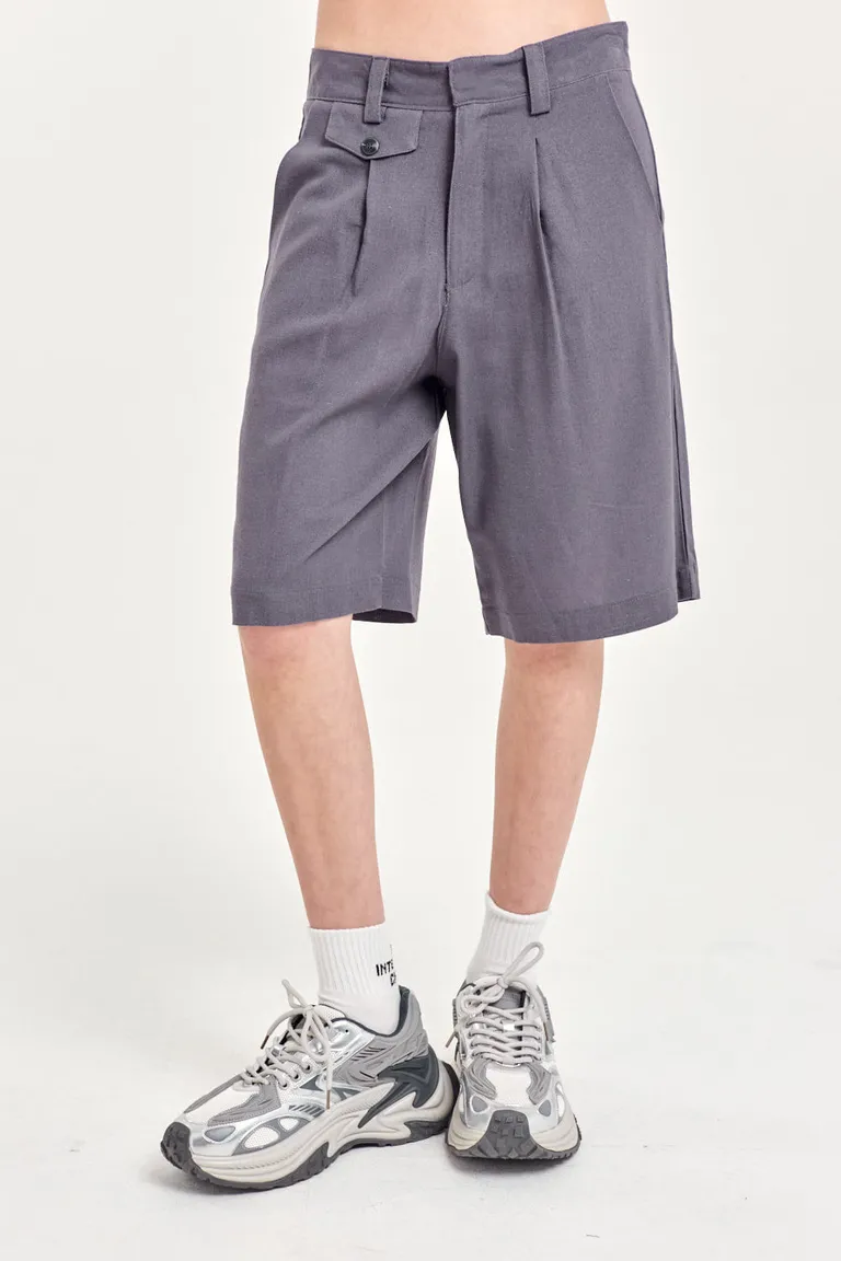 Shorts grises de corte relajado para mujer, ideales para el día a día de 47 Street en Shorts para argentina