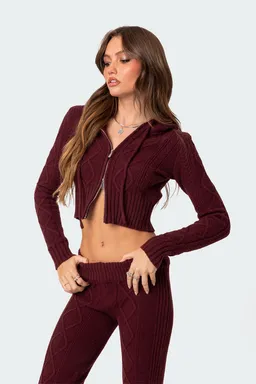 Cárdigan ray con capucha de Edikted en Buzos y Sweaters para argentina