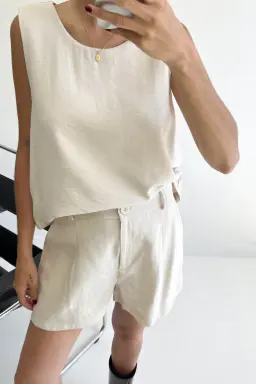 Musculosa gaby tencel sastrero de Marmin en Tops para argentina
