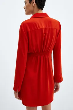 Vestido cruzado drapeado de Mango en Vestidos para argentina