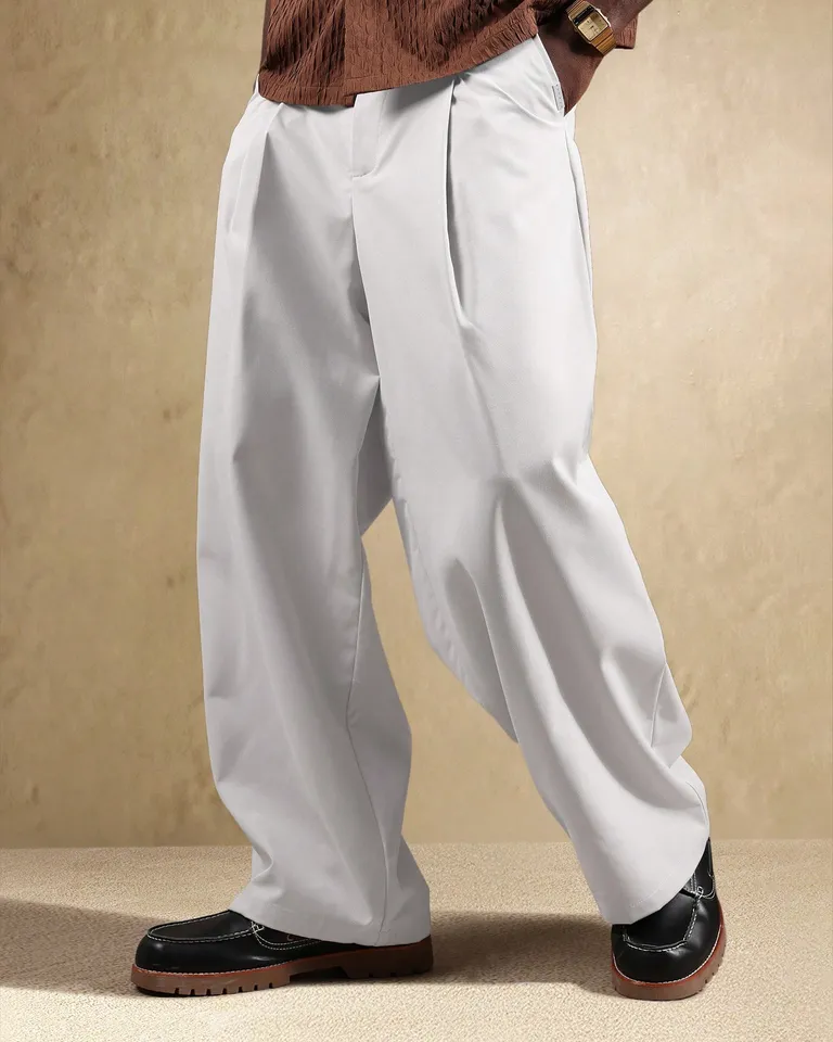 Pantalón traje amplio plisado de Sumwon en Pantalones para argentina