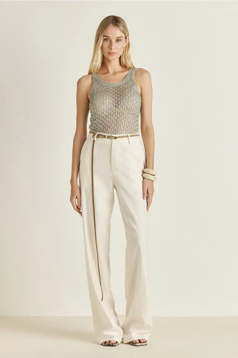 Top de Diseño con Escote Pronunciado y Dije en la Espalda de Tucci en Tops para argentina