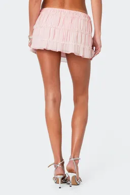 Minifalda chiffon con volados de Edikted en Faldas para argentina
