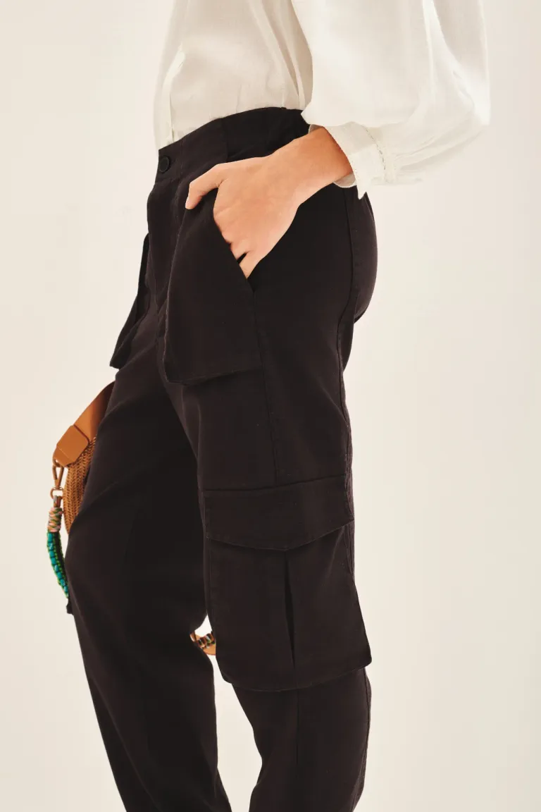 Pantalón holgado con cierre y botones delanteros para mujer de Rapsodia en Pantalones para argentina