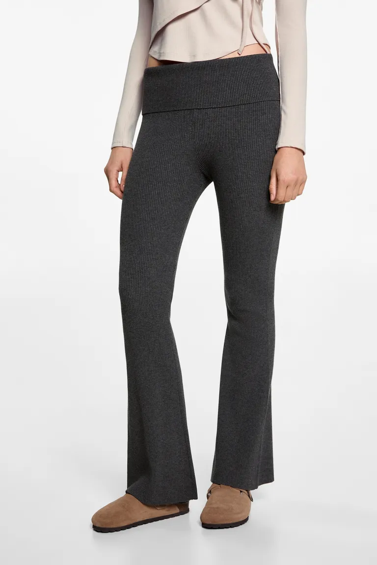 Leggings flare canalé de Mango Teen en Pantalones para argentina